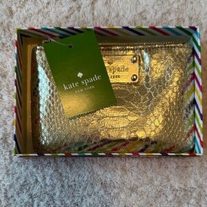 Kate Spade Gold Foiled Coin Purse